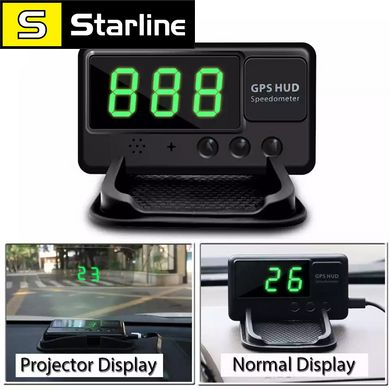 GPS-Спідометр C60 Автомобільний цифровий Спідометр GPS спідометр, 2 в 1 + проектор на лобове скло авто