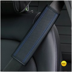 Накладка на автомобільний ремінь безпеки з тисненням із волокна та шкіри, наплічний чохол, захисний чохол