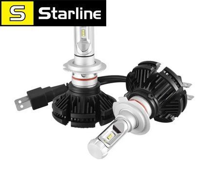 Світлодіодні LED-лампи X3 H7 для автомобіля/автолампи HEADLIGHT 8000K/6000Lm/ автомобільні LED лампи