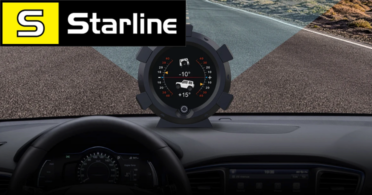 AUTOOL X95 Автомобільний інклінометр 4x4 забезпечує кут нахилу, швидкість, супутниковий час, GPS