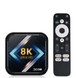 ТБ-приставка ТВ Box Smart TV DQ08 4/64 GB 8K Android 13 Black голосовий пульт (керування голосом)