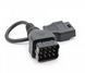 Переходник OBD2 ГАЗ 12 pin для подключения диагностики к грузовым автомобилям GAZ (12pin - 16pin)
