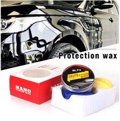 Твердый воск карнаубский Carnauba NANO protection waf MR. Fix 120 гр. ухода за краской + губка и полотенце