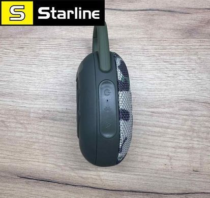 Беспроводная портативная Bluetooth-колонка небольшого размера с длительным временем автономной работыJBL Clip 5 Камуфляж