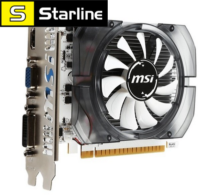 Видеокарта MSI PCI-Ex GeForce GT 730 4096MB DDR3 (128bit) (700/1000) (VGA, DVI, HDMI) (N730-4GD3V2) Витринный