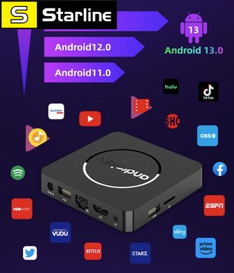 Смарт ТВ-приставка Allwinner H313 на Android 10, 2 + 16 ГБ ТВ Box