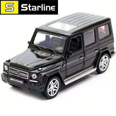Игрушка машина Автопром Мерседес Бенц (Mercedes-Benz) Чёрный блестящий. Гелендваген (Гелик) )1:32