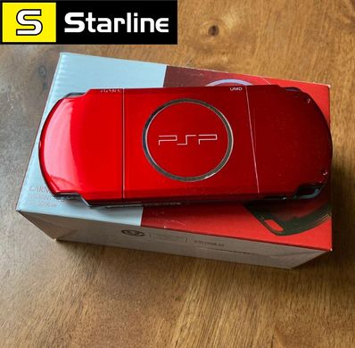 Sony PlayStation PSP- 3006 RADIANT RED 16 Гб прошита, багато ігор, новий стан, повний заводський комплект