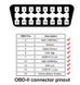Штекер переходник удлинитель универсальный AUTOOL 16-контактный OBD многофункциональный OBD2 II ODB 2