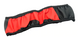 Оплетка (чехол) на руль из кожзама Dragon(36-39 размер, 01 эко-кожа, черная с красными вставками)