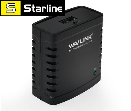 Принт-сервер Wavlink USB 2.0 LRP Сервер печати. USB HUB 100 Мбит сетевой сервер печати WiFI принтер