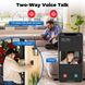 Дверной звонок домашний Tuya Wi-Fi с питанием от батареи с камерой Alexa Google ЧЕРНЫЙ