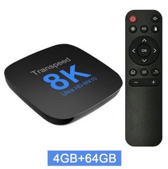 Smart TV Box приставка MX10 Android 13 TV Box ATV 4 ГБ 64 Гб 8K Video BT5.0 + RK3528 4K 3D