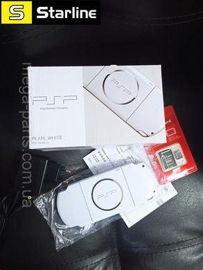 Sony PlayStation PSP- 3006 PEARL WHITE 16 Гб прошита, багато ігор, новий стан, повний заводський комплект