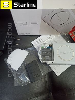 Sony PlayStation PSP- 3006 PEARL WHITE 16 Гб прошитая, много игр, новое состояние, полный заводской комплект