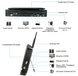 WIFI комплект система видеонаблюдения Hiseeu модель 8WK-10V-4HB613 на 4 камеры 3Мп 1080P + регистратор монитор