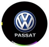 Штатная Led подсветка двери с логотипом Volkswagen Passat Фольксваген Пассат комплект поставки 2 шт.