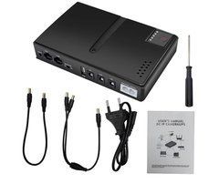 Джерело безперебійного живлення Mini UPS 18W DC 5/9/12V/POE/USB/Lan без батареї (18650 4 шт.)