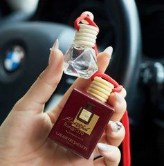 Подвесной стеклянный автомобильный флакон-освежитель воздуха, ароматерапевтический диффузор, 8 мл 5
