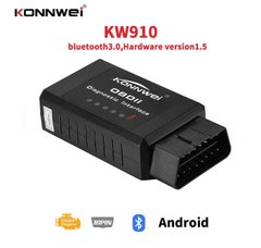 Автосканер KONNWEI KW910 Super Mini ELM327 Bluetooth 3.0 чорний + CD диск с программами