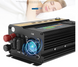 Инвертор преобразователь тока 1200W, инвертор 12V - 220V 1200W LCD дисплей USB + прикуреватель