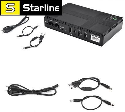 ИБП 10400mAh 5V 9V 12V 1A DC1018P 18W УПС источник бесперебойного питания роутера UPS модема камеры ИБП mini