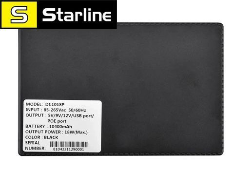 ИБП 10400mAh 5V 9V 12V 1A DC1018P 18W УПС источник бесперебойного питания роутера UPS модема камеры ИБП mini