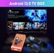 Смарт ТВ Мини-ТВ-приставка H96 MAX M3 2/16GB, Android 13,0, WiFi6, 4K, H.265, четырехъядерный процессор