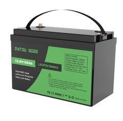 Акумулятор LiFePO4 DATOUBOSS-02 12,8 V 100 Ah з BMS, літій-залізо-фосфатна батарея для ДБЖ, RV, сонячних систем