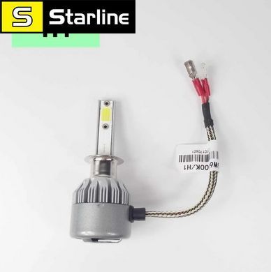Комплект Led ламп C6 H1 LED лампи HeadLight C6 72 Вт 7600LM 6500К 12V COB