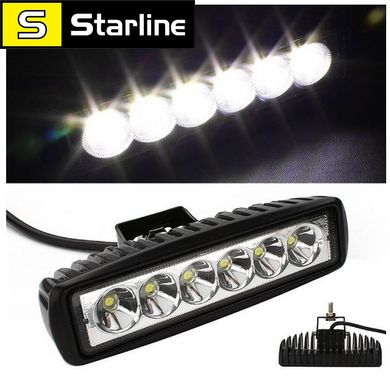 Фара дополнительного света "LED light bar - 02". Пластиковый корпус. Рабочее напряжение 12 Вольт.