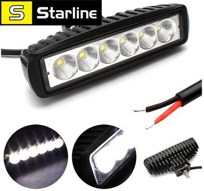 Фара дополнительного света "LED light bar - 02". Пластиковый корпус. Рабочее напряжение 12 Вольт.