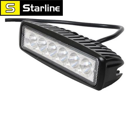 Фара дополнительного света "LED light bar - 02". Пластиковый корпус. Рабочее напряжение 12 Вольт.