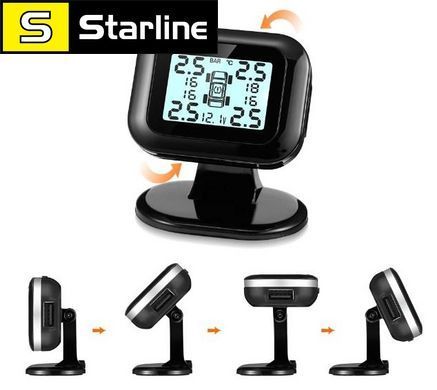 Система контролю тиску та температури в шинах VISTURE TPMS зовнішні датчики