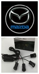 Лазерная Подсветка дверей с логотипом авто MAZDA . Проектор логотипа под машину комплект 2 шт