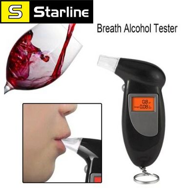 Персональний алкотестер Digital Breath Alcohol Tester електрохімічний 5 мундштуків