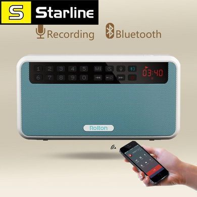 ROLTON E500 ЦИФРОВЕ FM-РАДІО З МІКРОФОНОМ BLUETOOTH