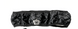 Обплетення (чохол) на кермо з 3D шкірозамінника (36-39 розмір,3 мірна картата екошкіра, чорна м'яка з чорною ниткою